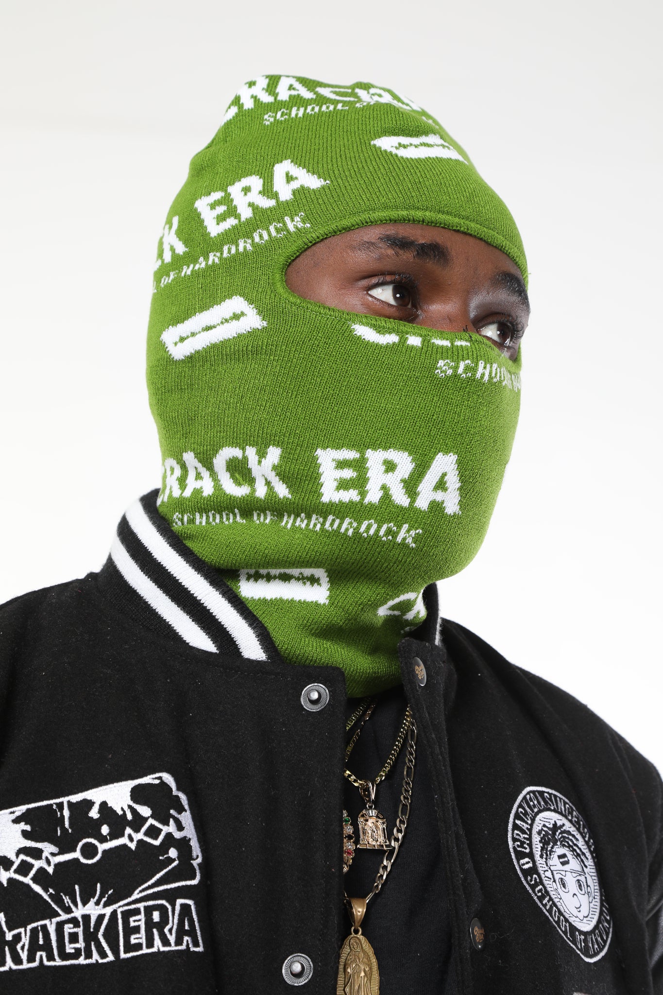 Egern Ringlet malt Green Ski Mask – Crack Era